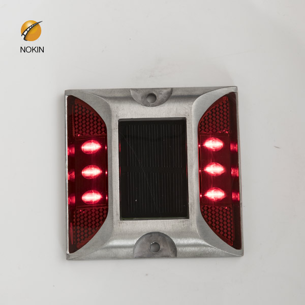 SOLAR ROAD STUD LIGHT RED 4 x LED 118x115x25 – ACDC 